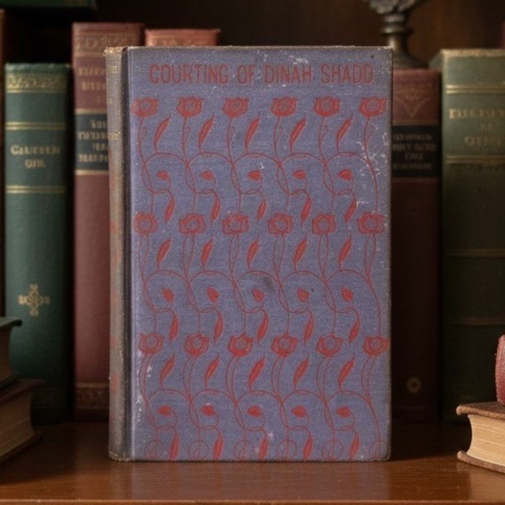 Rudyard Kipling The Courting of Dinah Shadd Antique Mershon Co Floral Hardcover